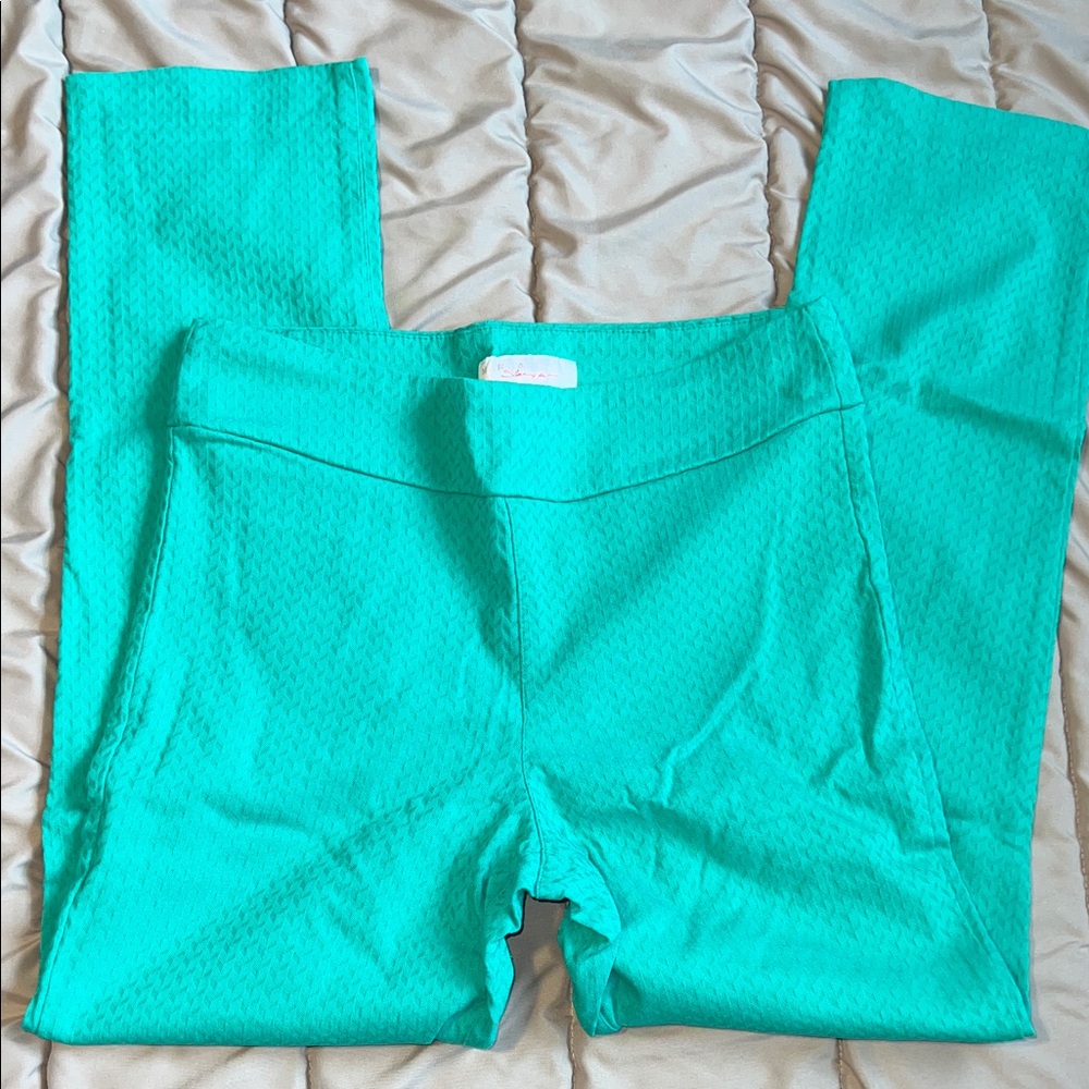 Margaret M Turquoise Leggings